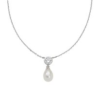Necklace Amen Woman in Silver CLTOPEBBBZ3 - CLTOPEBBBZ3